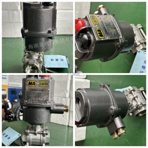 礦用隔爆型一體式電動球閥QMB5-0.6G(127V)